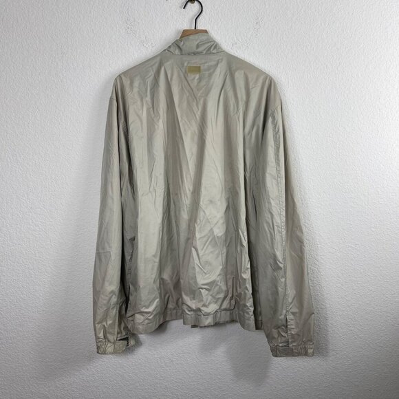 Sperry Men’s XL Tan Lightweight Windbreaker Jacket – Zip-Up, Adjustable Cuffs - Picture 4 of 5